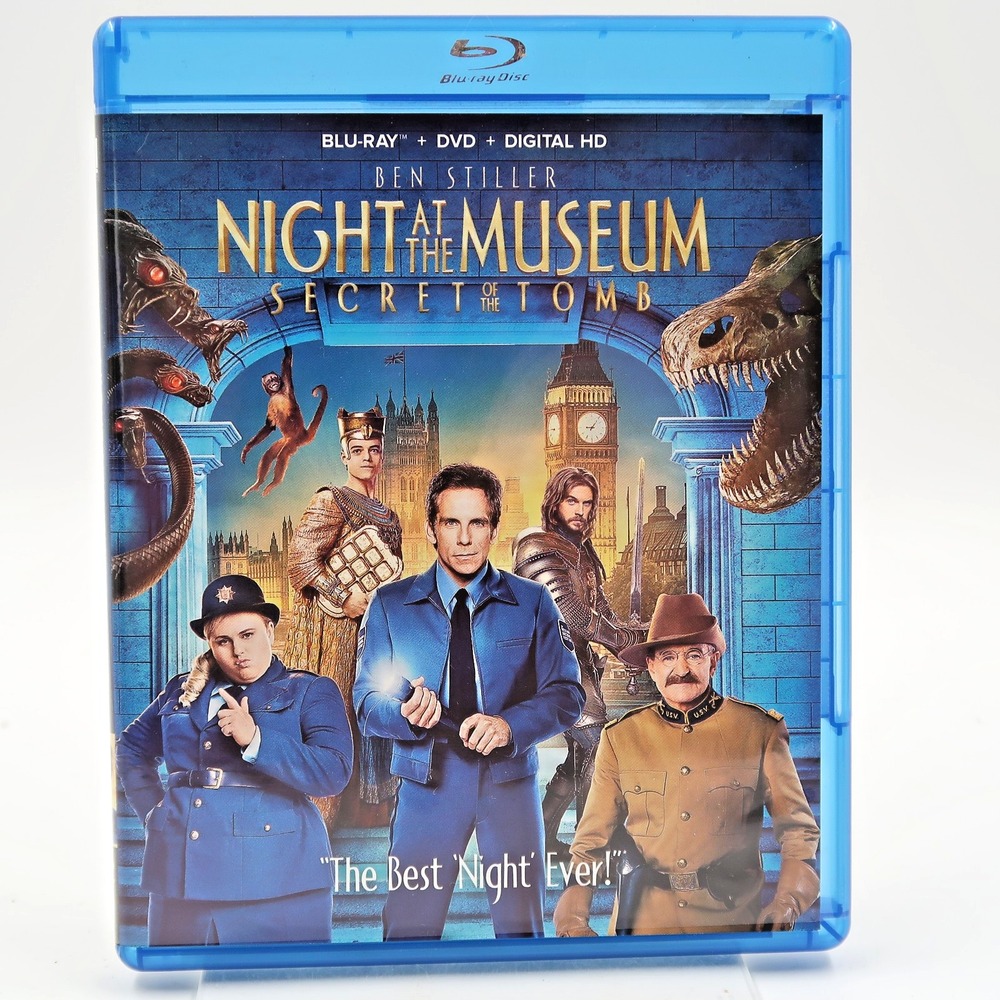 Night at the Museum Secret of the Tomb Blu-ray Ben Stiller Robin Williams 2014